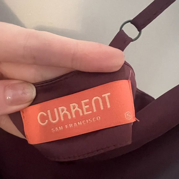 Burgundy Silk Dress from Current - Picture 2 of 2